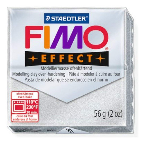 Staedtler Fimo - Bloque De Arcilla Para Horno (efecto Metlic