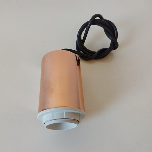 Colgante De Chapa Color Negro Diámetro 30 1 Luz Iluminacion