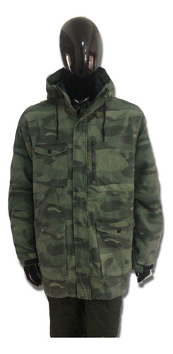 Chaqueta Hombre Con Capucha Aussie 812224 Verde Militar