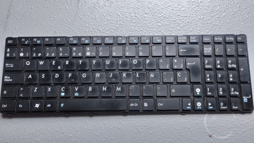 Teclado Asus K52f Con Tapa Completa Negro Español Latinoamérica (Usado)