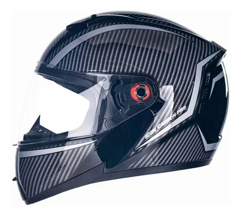 Capacete Peels Icon Carbon Pró Preto/prata