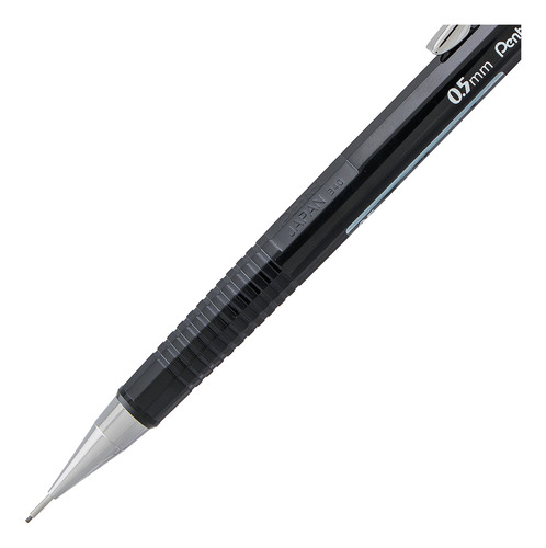 Portaminas Automático Afilado 0.5 Mm Negro 2 Unidades