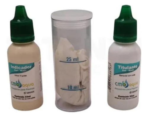 Kit de prueba de salinidad - Cmb Aqua