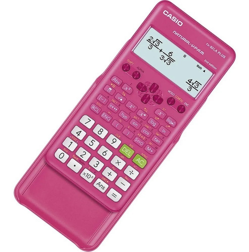 Calculadora Cientifica Casio Fx-82la Plus2 252 Funciones Col Rosa