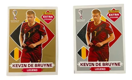 Kit 2 Figurinhas Legend Especial Album Copa Neymar Messi Cr7