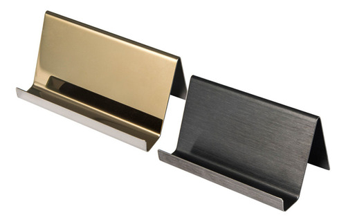 Tarjetero De Acero Inoxidable Con Base Para Tarjetas De Pres