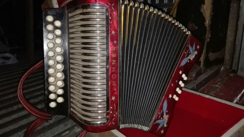 Imagen 2 de 5 de Acordeón Hohner Doble Hilera Alemana