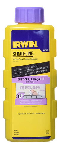 Irwin Tools Strait-line Dust-off Marking Chalk, 6 Onzas (493