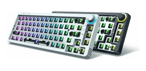 Kit De Teclado Mecánico Gamakay Lk67 Rgb, Modo Triple, 65%