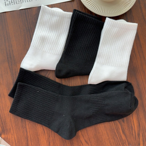 Calcetines De Algodón Para Hombre, Transpirables, De Tubo Me