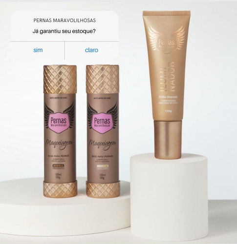 Maquiagem P/ Pernas Leg Makeup Celulite Estrias Profissional