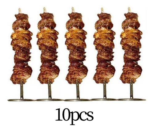 10 Uds. Brochetas Para Freidora De Aire, Brochetas De Acero