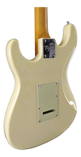 Guitarra eléctrica Tagima Tg-540 Olympic White Owh Tg540, color blanco, diapasón de arce, material de diapasón, guía para la mano derecha