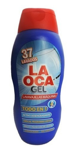 Lavavajillas En Gel Para Maquina La Oca 750ml - 37 Lavadas