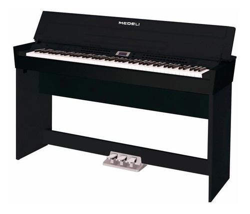 Imagen 2 de 2 de Piano Digital Medeli Cdp5200 Negro