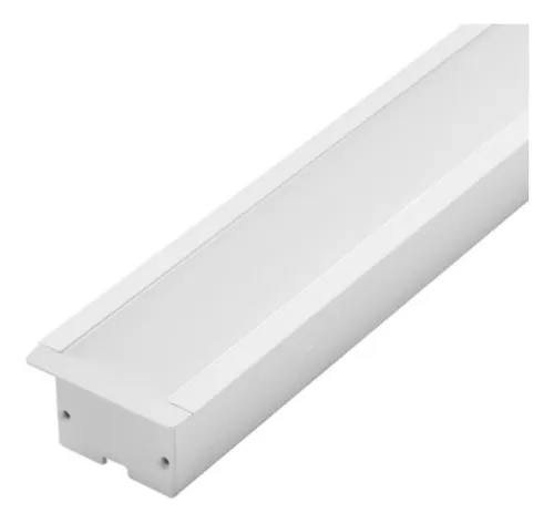 Perfil Embutir 1 Metro 66mm Largo P/ Fita Led Luminária Teto Perfil Embutir 1 Metro 66mm Largo P/ Fita Led Luminária Teto