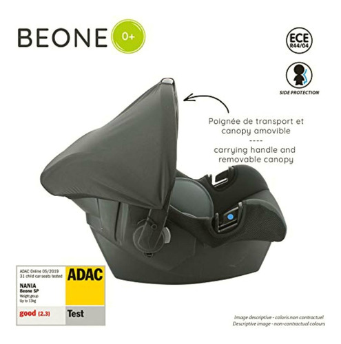 Safe System Autoasiento Beone Grupo 0+ (0-13kg) Made In