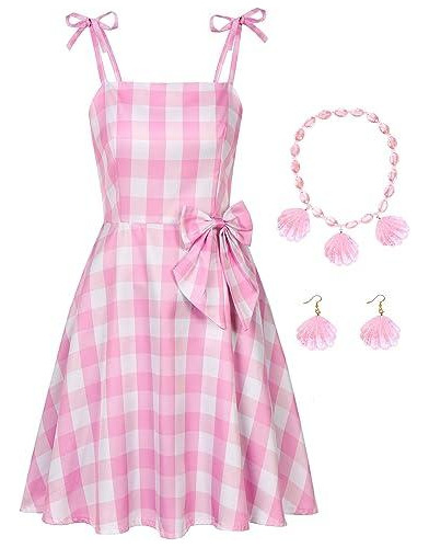 Disfraz Talla Xs Para Mujer Vestido Barbie Con Accesorios