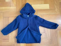Comprar Abrigo Tejido Cheeky Azul Corderito Talle 4 Años Impecable!