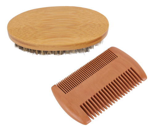 Kit Masculino De Ferramentas De Tratamento De Barba, Escova
