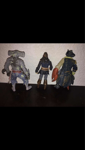 Set Figuras Piratas Del Caribe Disney Sparrow (Usado)