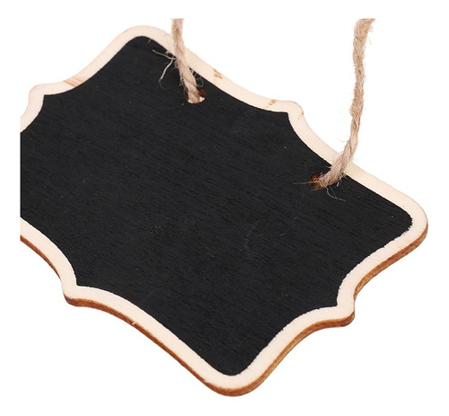 Minitablón Rectangular De Pizarra Para Colgar, 12 Unidades