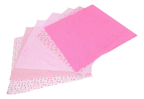 Tela De Algodón Suave Con Estampado Floral, 7 Piezas