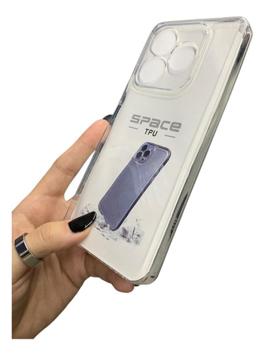 Funda Tpu Antishock Transparente Para Zte Blade V60 Design Transparente Liso