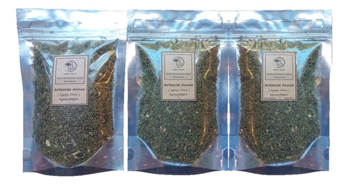 Artemisa Annua En Flor Orgánica Medicinal Deshidratada 3 Paq