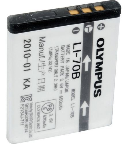 Olympus Li-70b Rechargeable Lithium-ion Battery (650mah)