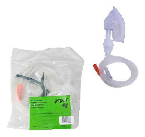 Kit P/ Nebulizador Superflow Infantil Nebcom Nebdog G-tech