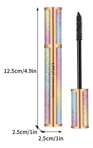 Rímel Star Long, Thick Roll Up, À Prova De Suor, Sem Halo, N