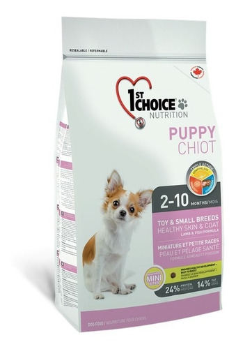Imagen 1 de 2 de Alimento Perro 1st Choice Cachorro Piel Sensible 2.72 Kg
