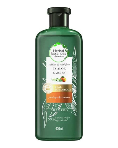 Shampoo Herbal Essences Bio Renew Aloe Y Mango X 400ml