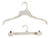 Comprar Gancho De Ropa Chamarras Y Pantalones 100 Piezas Blanco