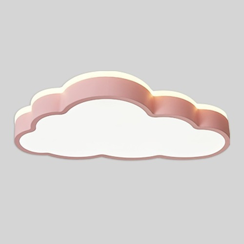 Luminaria Lampara Nube Led A Control Remoto De Techo Chiaro Rosa