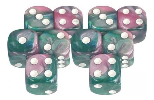 4 Juego De Dados 10x D6 Dados Estilo Mm Estilo D Estilo D