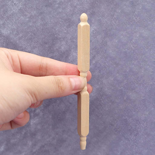 5 Paquete De 5-6 Postes De Madera 5 Piezas