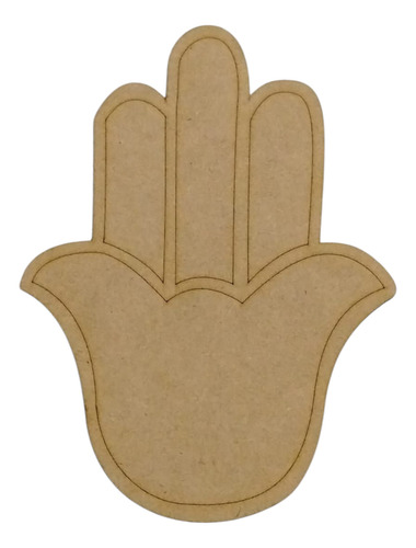 Mano Fatima Figura Grabada Fibrofacil 25 Cm