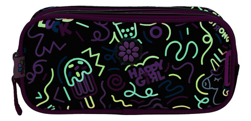Lapicera Estuche Escolar Chenson Happy Girl Nion Hg70498-3