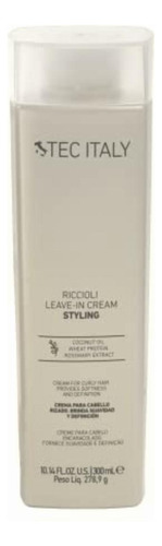 Tec Italy Crema Para Peinar Cabello Rizado Riccioli Leave-in