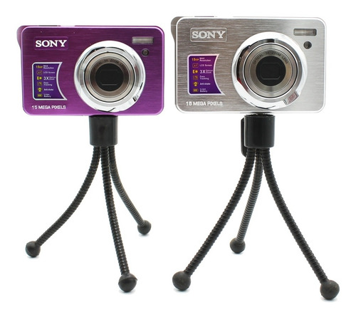 Imagen 2 de 5 de Camara Digital 15mpx Con Memoria De 2gb, Estuche Y Cargador