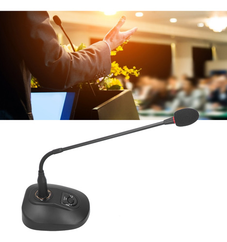 Microfone De Mesa Com Fio Gooseneck Conference Cardioid