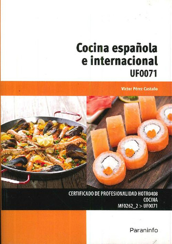 Libro Cocina Española E Internacional De Víctor Pérez Castañ