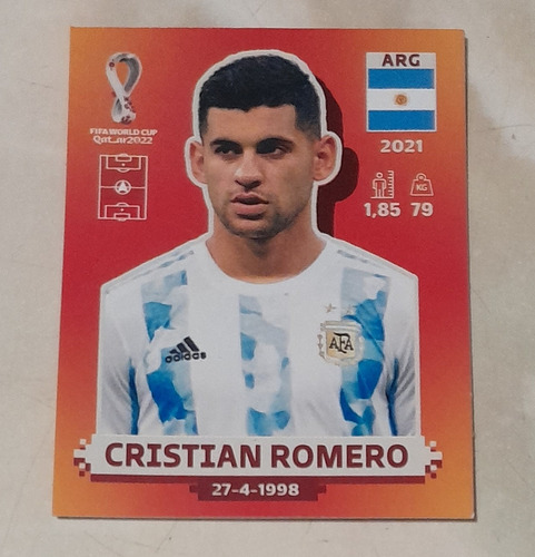 Figurita Cuti Romero- Arg 8- Qatar 2022