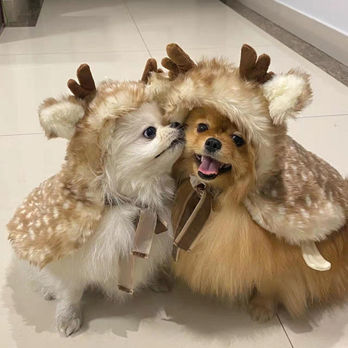 Disfraz De Reno De Navidad Para Mascotas, Ropa De Navidad,