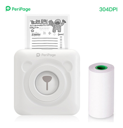 . Impressora De Bolso A6 Mini Pocket Hd 304dpi Wireless Bt