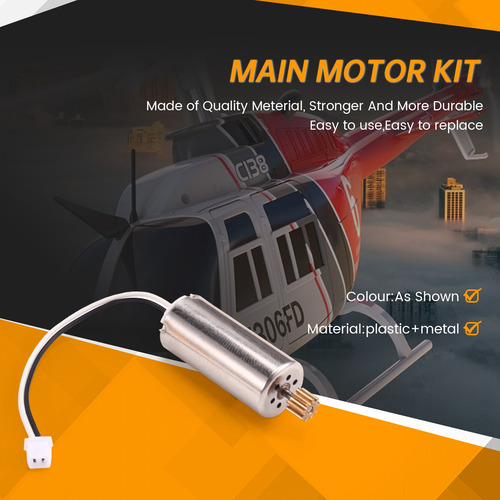 Kit De Motor Principal Rc Toy Helicopter Upgrade C138 Para R