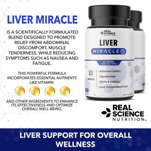 Suplemento Hepático, Nutrição Científica Real, Liver Miracle