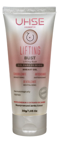 Kit 3 Gel Creme Firmador De Seios Lifiting Bust 30g Suave
